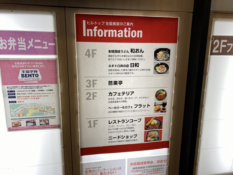 まるで商業施設のようなフロア案内